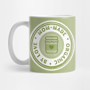 Green vintage Mom-made with love Mug